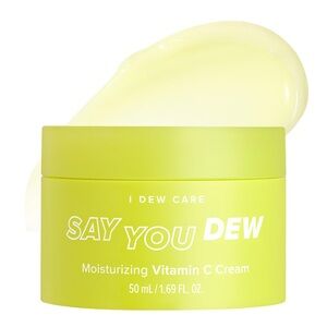 I Dew Care Say You Dew Moisturizing Vitamin C Cream- vegan, gel cream, brighten